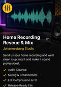 Home recording rescue and mix service in Johannesburg